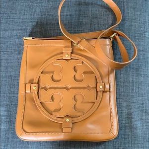 Tory Burch brown leather crossbody